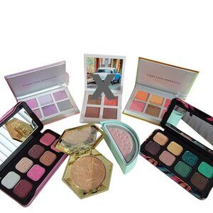 6 Piece Revolution London Makeup Palette Powder Eyeshadow Blush Bundle Create